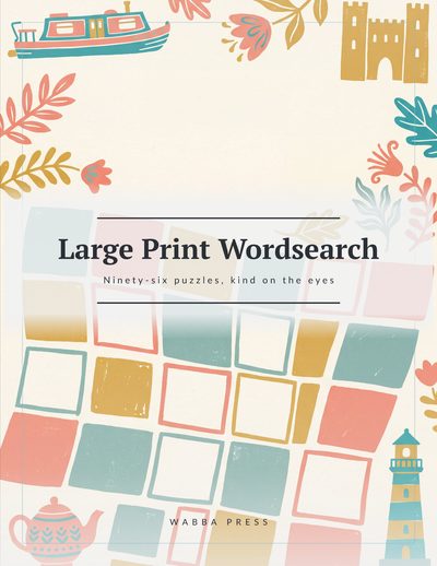 Front cover of Large Print Wordsearch